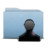 Folder Blue Users Icon
